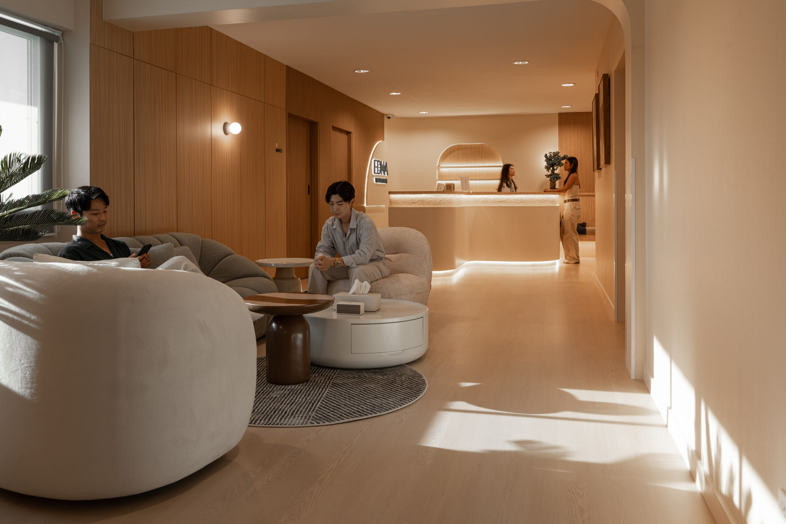 Modern stem cell clinic consultation room in Bangkok